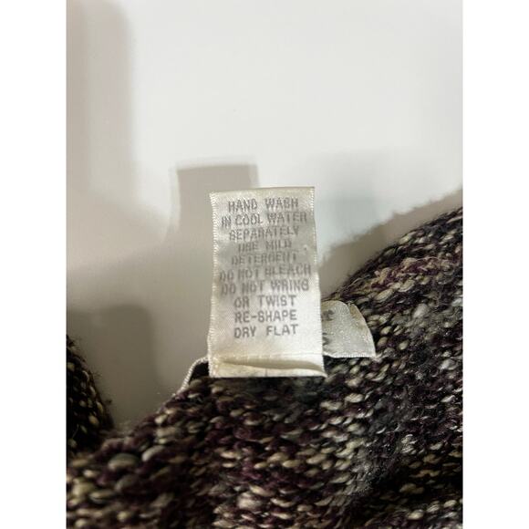 Christopher & Banks Purple and Gray Cozy Cardigan- Womens Size Medium - Picture 6 of 6